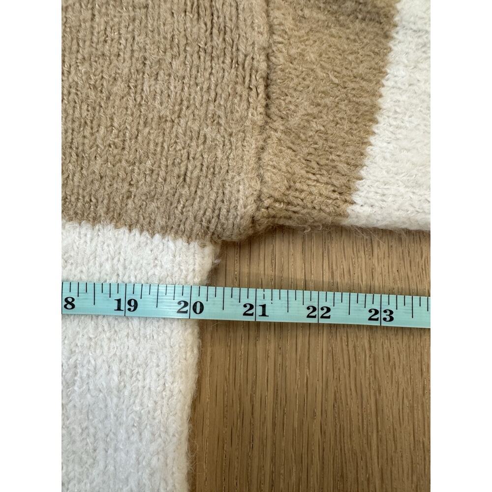 Topshop Women's Colorblock Knit Pullover Oversize Sweater Size 2 2508 - Picture 4 of 5